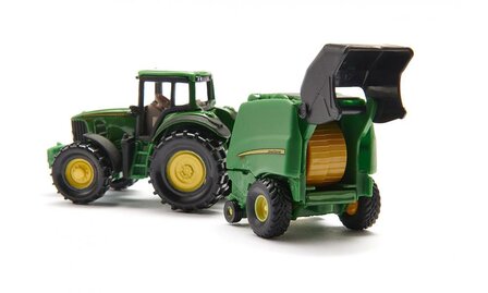 Siku John Deere Tractor met Balenpers