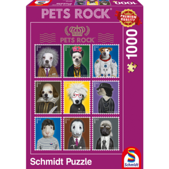 Schmidt Puzzel Pets Rock - Arts