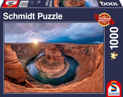 Schmidt Puzzel Glen Canyon, Horseshoe Bend on the Colorado River