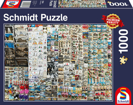 Schmidt Puzzel Souvenier Kraam