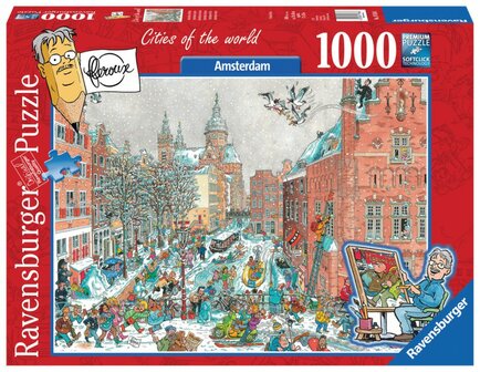 Ravensburger Puzzel Fleroux - Amsterdam in de Winter