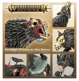 Warhammer Age of Sigmar Dire Wolves