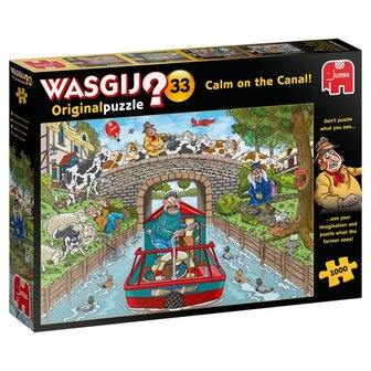 Wasgij Original 33 Puzzel - Stilte op de gracht