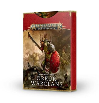 Warhammer Age of Sigmar Warscroll Cards: Orruk Warclans