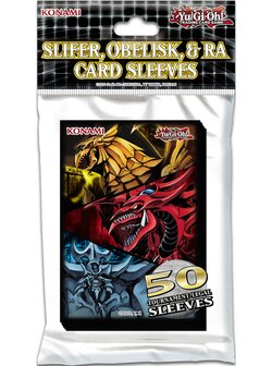 Yu-Gi-Oh Slifer, Obelisk, &amp; Ra Card Sleeves  (50 stuks)