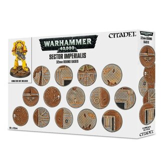 Warhammer 40,000 Sector Imperialis 32mm Round Bases