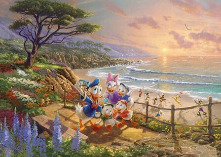 Schmidt Puzzel Disney Donald &amp; Daisy, 1000 stukjes