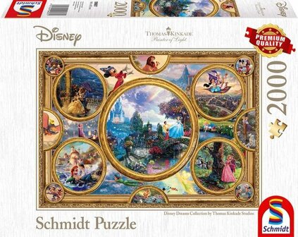 Schmidt Puzzel Disney Dreams Collection, 2000 stukjes