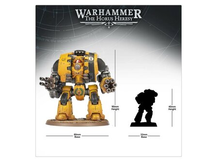 Warhammer The Horus Heresy: Leviathan Siege Dreadnought with Ranged Weapons