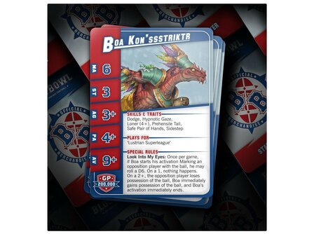 Warhammer Blood Bowl Amazon Team Card Pack