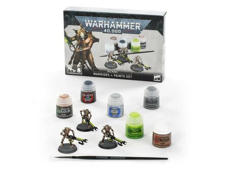 Warhammer 40,000 Necrons: Warriors + Paints Set