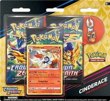 POK TCG Pokemon Crown Zenith Pin Box