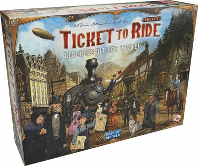 Ticket to Ride Legacy Legendes uit het Westen