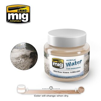 Acrylic Water Wild River Waters Jar 250 ml.