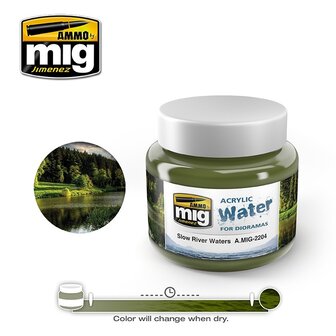 Acrylic Water slow River Waters Jar 250 ml.