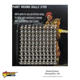 Warlord Games  - Paint Mixing Balls 100X