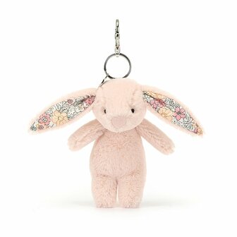 Jellycat Blossom Blush Bunny Bag Charm 