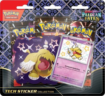 Pokemon POK TCG SV 04.5 Paldean Fates Tech Sticker Blister