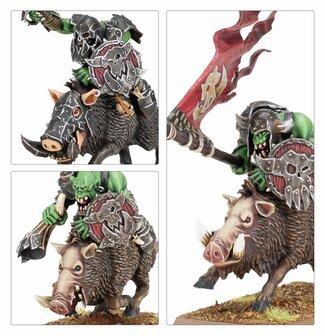 Warhammer The Old World Orc &amp; Goblin Tribes Orc Boar Boyz Mob