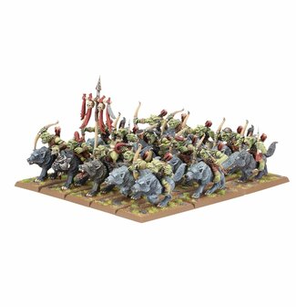 Warhammer The Old World Orc &amp; Goblin Tribes Goblin Wolf Rider Mob