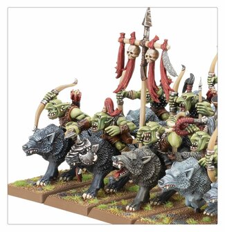 Warhammer The Old World Orc &amp; Goblin Tribes Goblin Wolf Rider Mob