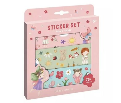 Little dutch stickerset rosa en friends