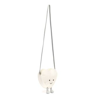 Jellycat Amuseables Cream Heart Bag