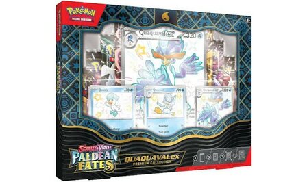 Pokemon Pok Paldean Fates Premium Collection &ndash; Quaquaval EX