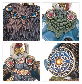 Warhammer The Old World Dwarfen Mountain Holds: Dwarf Lords with Shieldbearers