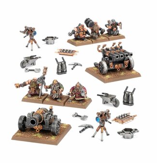 Warhammer The Old World: Dwarfen Mountain Holds Dwarf Cannon &amp; Organ Gun 