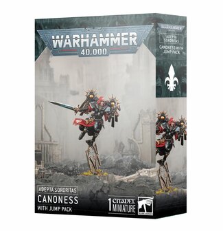 Warhammer 40,000 Adepta Sororitas Canoness with jump pack