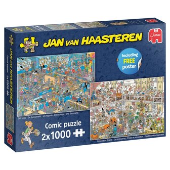  Jan van Haasteren - De Verbouwing &amp; Doe-Het-Zelfwinkel (2&times;1000)