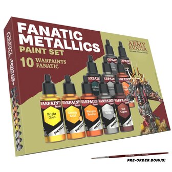 Army Painter Fanatic Metallics Paint set