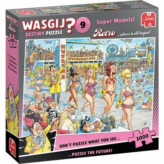 Wasgij Retro Destiny 9 &ndash; Topmodellen! (1000)