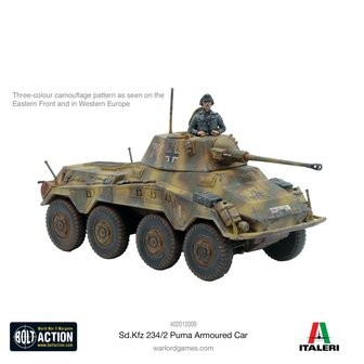 Warlord Games Bolt action Puma Sd.Kfz 234/2 Armoured Car