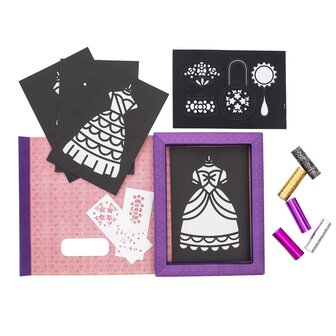 Tiger Tribe Foil Art - Princess Gowns