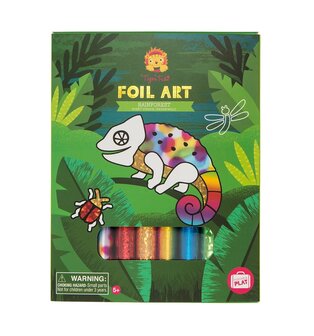 Tiger Tribe Foil Art - Rainforest