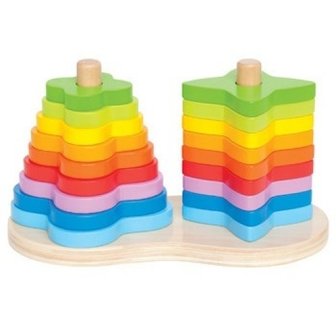 Hape Double Rainbow Stacker