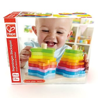 Hape Double Rainbow Stacker