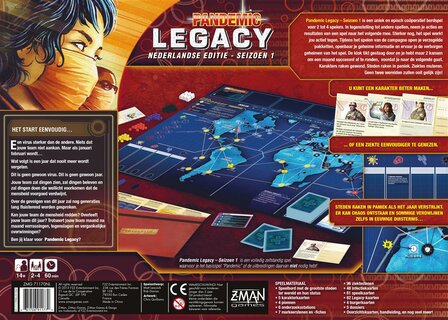 Pandemic Legacy Seizoen 1 Red NL