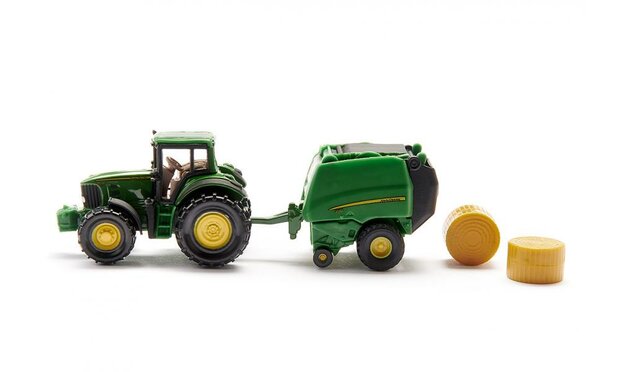 Siku John Deere Tractor met Balenpers