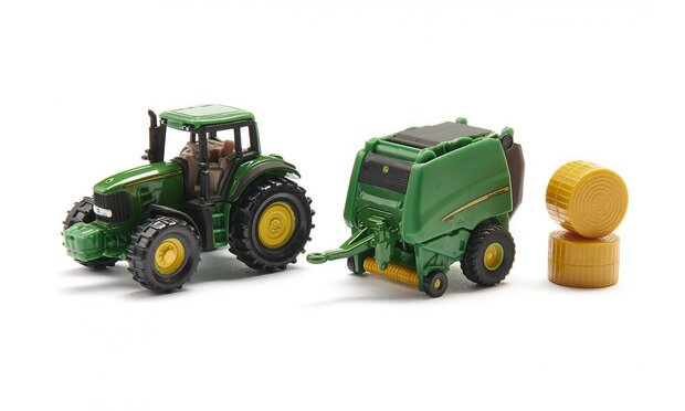 Siku John Deere Tractor met Balenpers