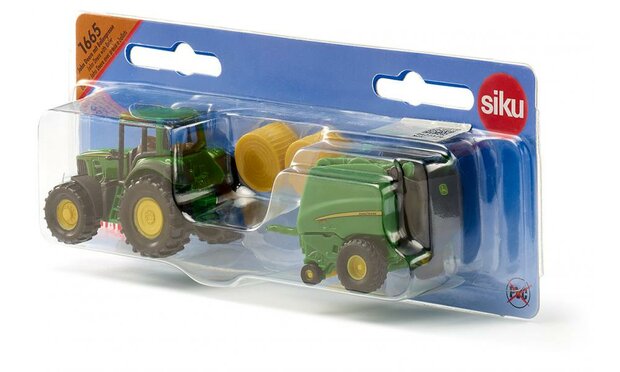 Siku John Deere Tractor met Balenpers