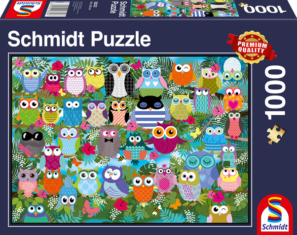 Schmidt Puzzel Collage met Uilen II