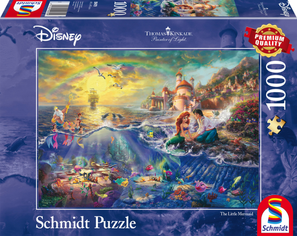 Schmidt Puzzel Disney De kleine Zeemeermin