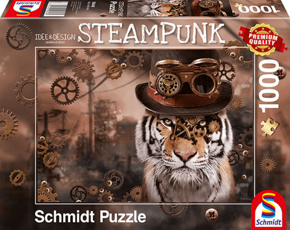 Schmidt Puzzel Steampunk Tijger