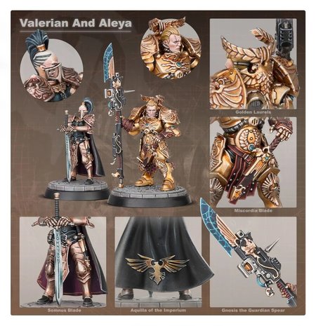 Warhammer 40,000 Talons of the Emperor Valerian And Aleya