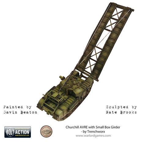 Warlord Games Trenchworx Churchill Avre with small box girder TW-20205