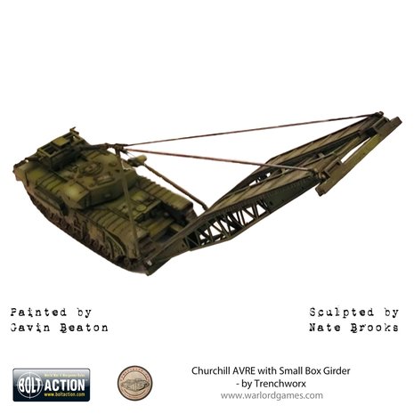 Warlord Games Trenchworx Churchill Avre with small box girder TW-20205