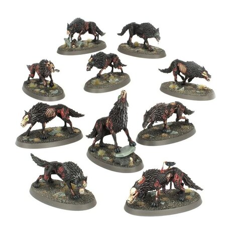 Warhammer Age of Sigmar Dire Wolves